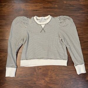 by the River Women’s Striped Sweatshirt Size M
